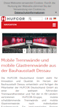 Mobile Screenshot of hufcor.de